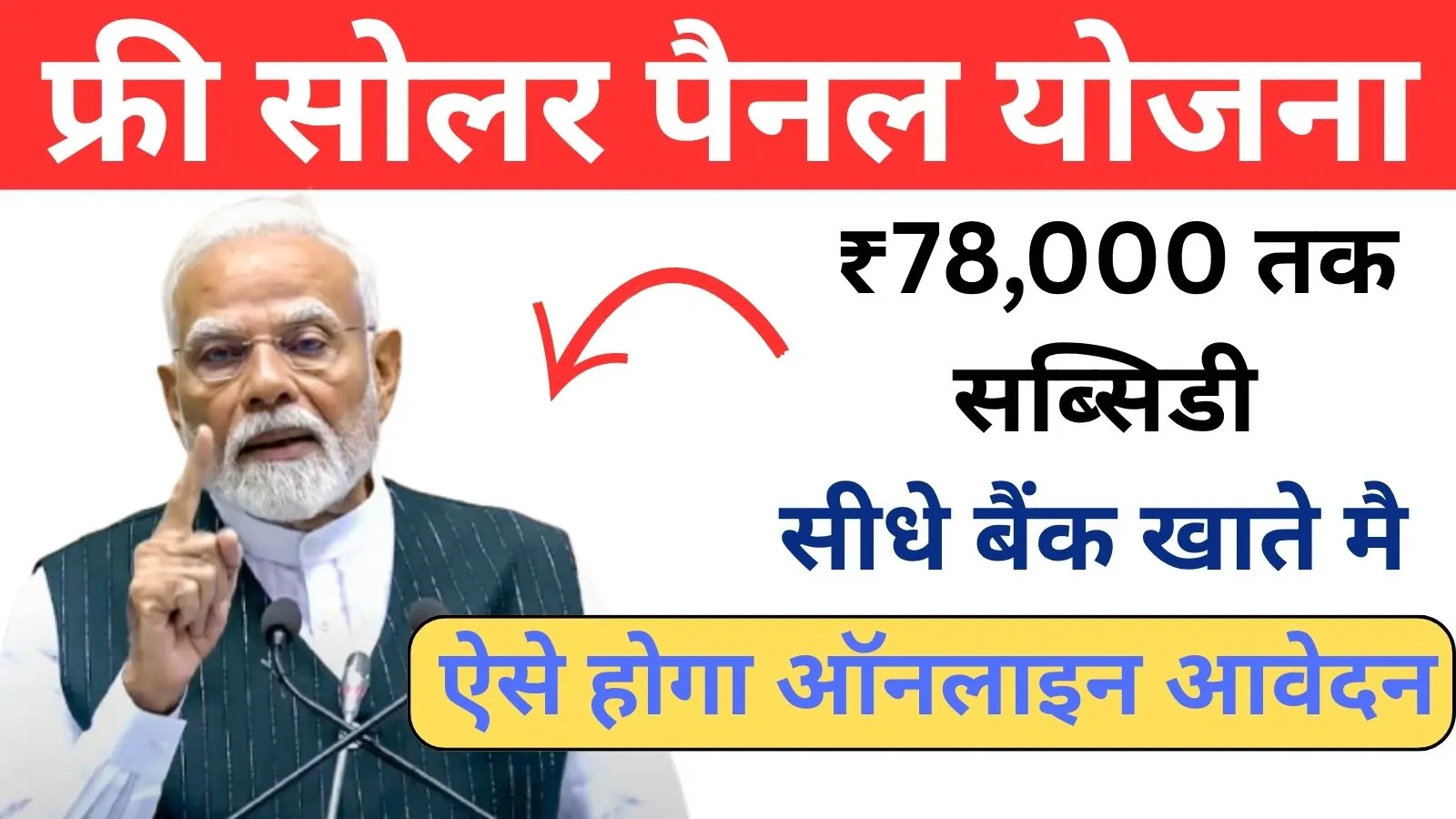 Free Solar Panel Yojana